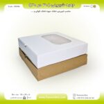 جعبه شیرینی 30 در 30 ارتفاع 6 سانت یک تکه فانتزی کد 30306 - Image 3