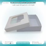 جعبه شیرینی مقوا قنادی 24.5 در 24.5 ارتفاع 6.5 کد 2424611