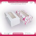 جعبه شیرینی و شکلات اقتصادی پنجره‌دار  10 در 20 ارتفاع 7 سانت یک تکه کد 1020799 - Image 6