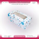 جعبه شیرینی و شکلات اقتصادی پنجره‌دار  10 در 20 ارتفاع 7 سانت یک تکه کد 1020799 - Image 3