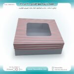 جعبه با زیره مقوا قنادی 30 در 30 ارتفاع 10 کد 30301011 - Image 2