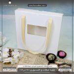 جعبه کشویی شکلات و اکسسوری ربان دار عطفدار 18 در 18  کد B66181842 - Image 14
