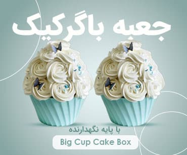 جعبه باگر کیک آماده