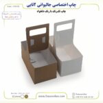 چاپ اختصاصی جا لیوانی 2تایی دسته دار (تک رنگ) - Image 4