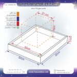 جعبه طلقی کیک و گل 360 پانوراما 30 در 30 ارتفاع 19 کد 223030192 - Image 2